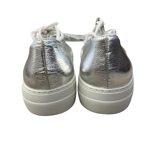 L' AUTRE CHOSE Lace-up sneakers Silver NWOT Size 39 - Picture 11 of 14